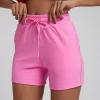 Custom Active Wear Workout Elastic Waist Casual Shorts with Pockets Wholesale Drawstring Running Shorts