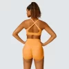 Sexy Booty Shorts for Women Workout Clothing Yoga Set Drawstring Butt Lift Legging U Neck Sport Bra