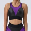 Mesh Patchwork Fitness Bra Wholesale Clothing Sport Bra Women's Sexy Tank Top