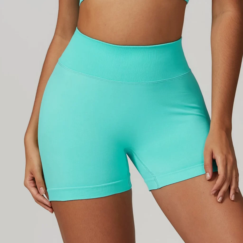 Seamless Workout Shorts Gym Fitness Wear High Waist Running Shorts Butt Lifting Yoga Shorts