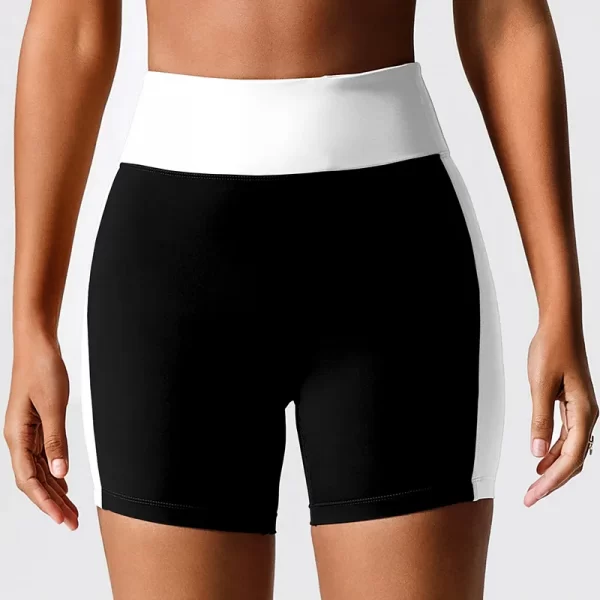 Color-Block Sports Shorts Wholesale Clothing Women's Athletic Shorts Fitness Running Shorts