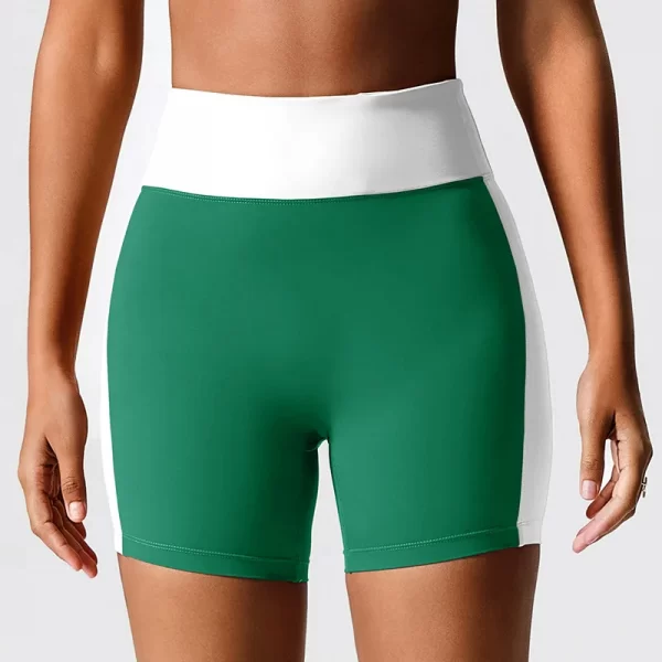 Color-Block Sports Shorts Wholesale Clothing Women's Athletic Shorts Fitness Running Shorts