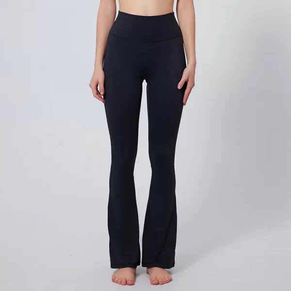 Wholesale Yoga Type Pants Breathable Fitness Leggings High Waist Flare Pants