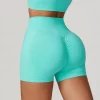 Seamless Workout Shorts Gym Fitness Wear High Waist Running Shorts Butt Lifting Yoga Shorts