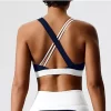 Color-Block Sports Bra Wholesale Clothing Women's Athletic Top Gym Yoga Bra