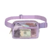 Workout Belt Bag Clear Fanny Pack Waterproof Crossbody Bag Waist Bag with Adjustable Strap