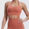 Elite Collection-Fitness Sports Bra Halter Tank Top Wholesale Clothing Women's Yoga Bra