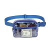 Workout Belt Bag Clear Fanny Pack Waterproof Crossbody Bag Waist Bag with Adjustable Strap