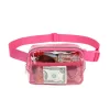 Workout Belt Bag Clear Fanny Pack Waterproof Crossbody Bag Waist Bag with Adjustable Strap