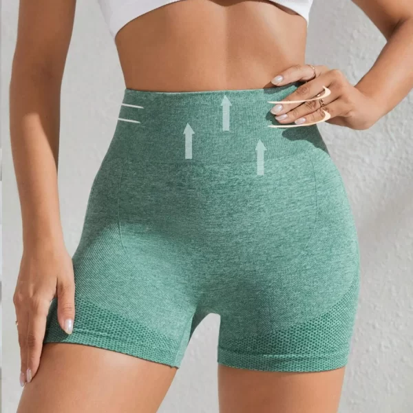 Seamless Workout Shorts Gym Fitness Wear High Waist Running Shorts Butt Lifting Yoga Shorts