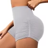 Women's Workout Seamless Shorts Ribbed Booty Shorts Well Elastic Shorts Butt Lifting Booty Shorts