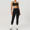 Workout Seamless Outfits Butt Lifting Leggings Padded Sports Bra Tight Gym Sets