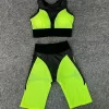 Mesh Patchwork Fitness Sets Wholesale Clothing Sport Wear Women's Sexy Gym Sets