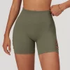 High Waist Sports Shorts Spark Clothing Seamless Hollow Shorts Butt Lifting Yoga Type Pants