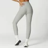 Ribbed Workout Clothes High Waist Sports Leggings Spark Clothing Butt Lifting Yoga Pants