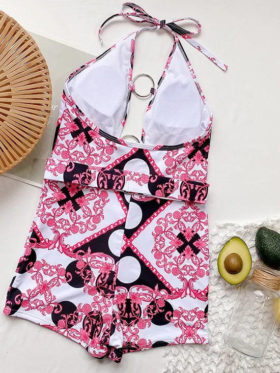 One Piece Swimsuit Printed Swimwear Spark Clothing Wholesale Beachwear Suppliers