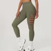 High Waist Sports Leggings Spark Clothing Seamless Hollow Leggings Butt Lifting Yoga Type Pants