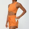 Women Wholesale Sports Set Casual Shorts with Pockets Custom Athletic Wear Sports Vest