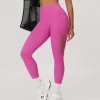 High Waist Sports Leggings Spark Clothing Seamless Hollow Leggings Butt Lifting Yoga Type Pants