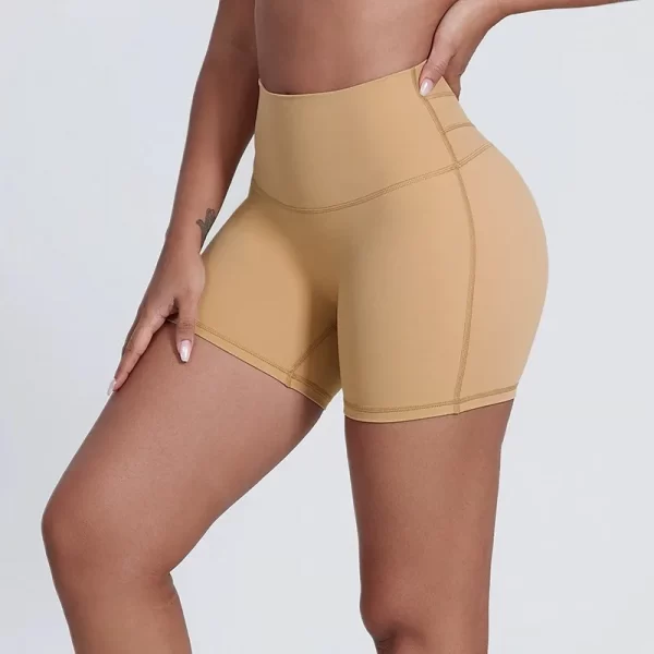 Elite Collection-Fitness Shorts for Women High Waist Butt Lifting Running Yoga Shorts