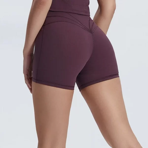 Elite Collection-Fitness Shorts for Women High Waist Butt Lifting Running Yoga Shorts