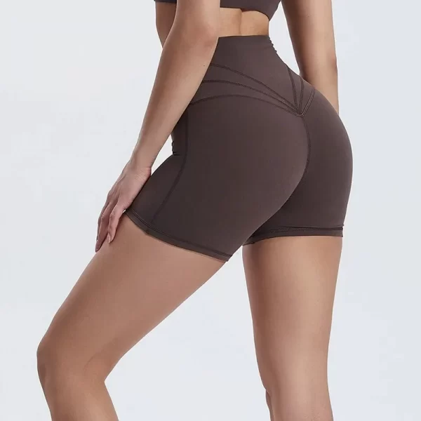 Elite Collection-Fitness Shorts for Women High Waist Butt Lifting Running Yoga Shorts