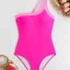 One Shoulder Cute Swimwear Women's One Piece Swimsuit